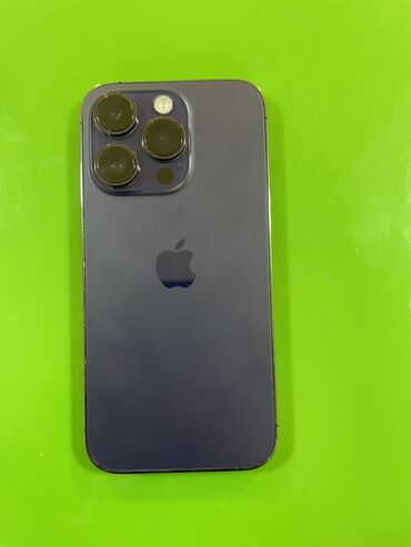 Apple iPhone: IPhone 14 Pro, 128 ГБ, Deep Purple, Гарантия, Кредит, Отпечаток пальца