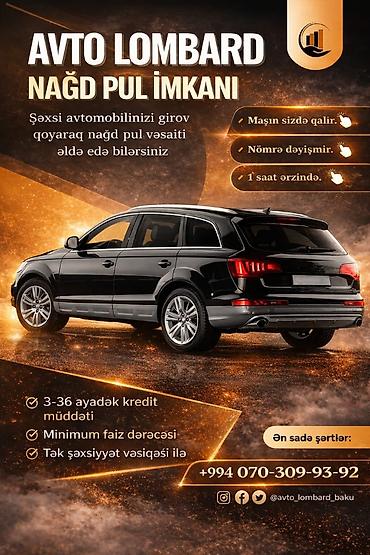 oyun hesap satis: Avto Lombard – nağd pul imkanı Şəxsi avtomobilinizi girov qoyaraq — 1