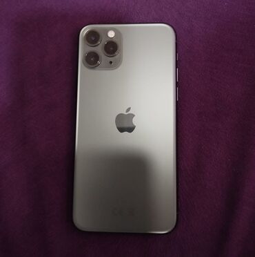 iphone 11 dual sim qiymeti: IPhone 11 Pro, 64 GB, Matte Silver, Face ID