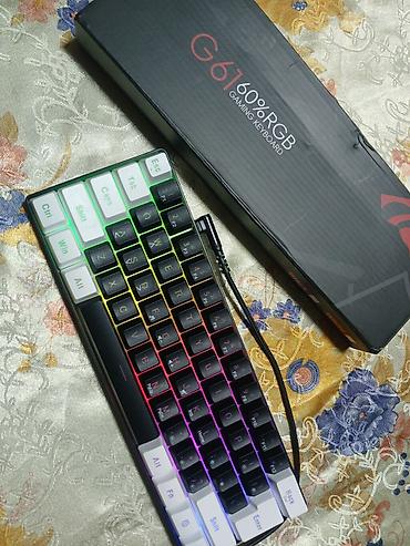 Аксессуары для ПК: Məhsul: G61 60% RGB Gaming Keyboard - 60% kompak tənzim: Masaüstündə — 2