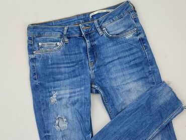 massimo dutti spodnie z wysokim stanem: Zara, Jeans for women, size S (EU 36)