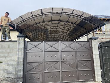 Сварка: Делаем Навес навес сварка Перилы рещетка — 23