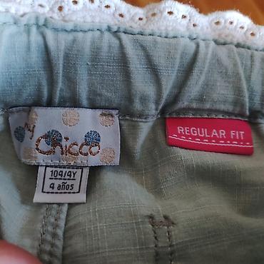Cinslər və şalvarlar: Şalvar . 4 yaş 
chicco . cotton — 2