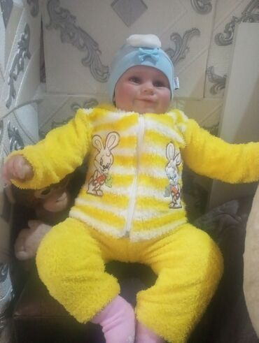 одежды для новорожденных: Комплект, цвет - Желтый