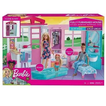 пылесос игрушка: Игровой набор "Раскладной домик" Барби Оригинал Mattel FXG54 Barbie