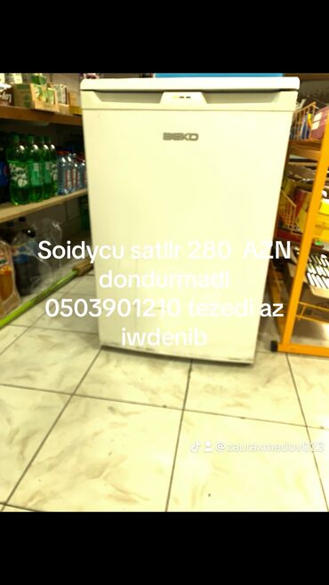 swizer soyuducu: Yeni 1 qapılı Beko Soyuducu Satılır, rəng - Ağ, Dolab içi