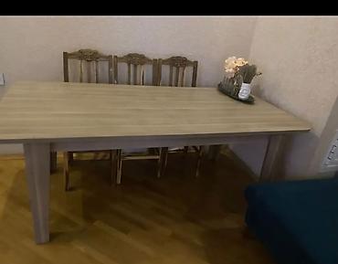 Masa 150azn. Açılan modeldir.Açılanda ölçü 2.40*1,bağlı 2* 1 lalafo.az -da Masa 150azn. Açılan modeldir.Açılanda ölçü 2.40*1,bağlı 2* 1