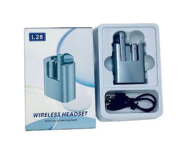 Audio: Kateqoriya: Qulaqlıqlar Brend: No Brand Model: L28 Blue headset — 1