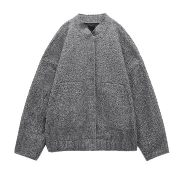ветровка келме: Серая куртка-бомбер ZARA - Марка: ZARA - Размер на бирке: EUR M / USA