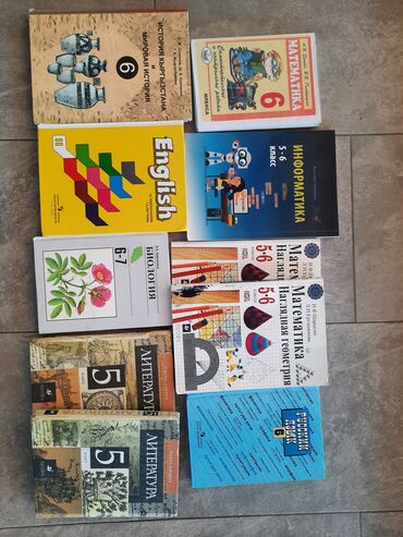 книги по программированию: Учебники по разным предметам 5-6-7-8 классы, в отличном состоянии, за