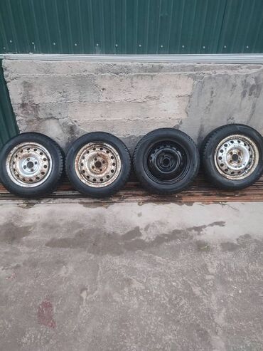 продаю шины на спринтер: Дөңгөлөктөр монтажда 175 / 65 / R 14, Winter stud, Комплект, Жеңил унаалар, Темир