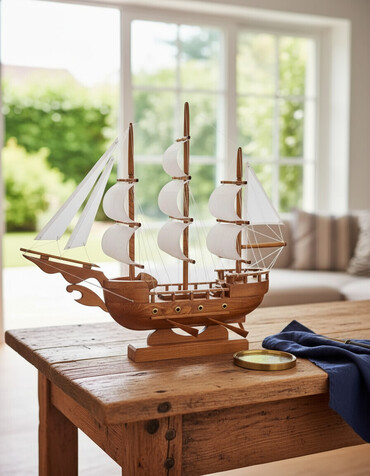 Gəmi modelləri: Əl işi olan bu taxta gəmi modeli, dəniz mövzularını sevənlər üçün -da lalafo.az — 9 Gəmi modelləri: Əl işi olan bu taxta gəmi modeli, dəniz mövzularını sevənlər üçün — 9