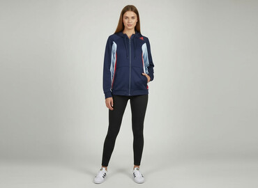 bluzy klubów piłkarskich: Adidas, Bluza z kapturem damska, rozmiar S