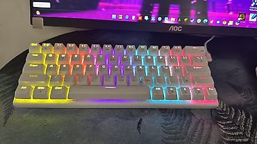 oyun klaviatura: Blue swıtch 63% keyboard rgb tam ıdealdı ışlemılmeyın swıtchlerınde — 8