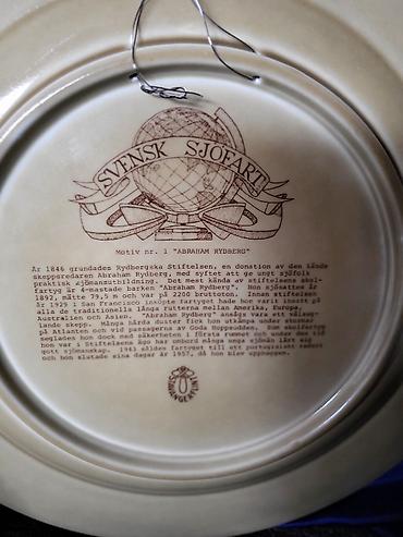 plasticni stepenik: Tanjir za na zid 1 Abraham norveska 1960,70god. Tanjir za na zid — 6