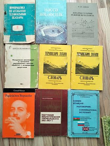 işlenmiş eşyalar: 5-10 MANATA kitablar işlenmiş amma seliqeli
070-277-71-66 — 2