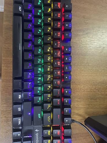 logitech g103: Клавиатура, Механическая, Проводное подключение, Размер: 80% — 2