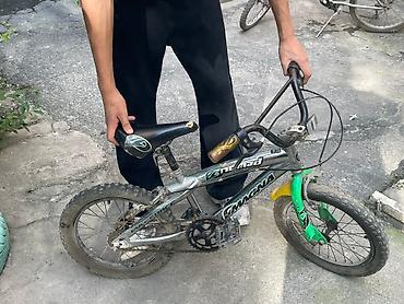 nomad: Два детских велосипеда. 1) BMX-стиль, бренд Magna Nomad: - колёса — 2