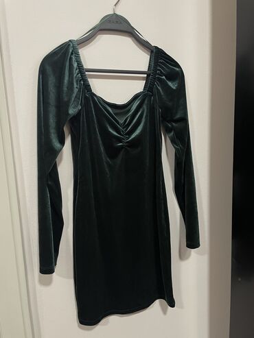 kupaci za debele zene: S (EU 36), color - Green, Cocktail, Long sleeves