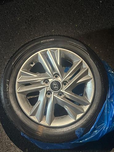 r15 disklər: İşlənmiş Disk təkər Hyundai 205 / 55 / R 16, 5 Boltlu — 2