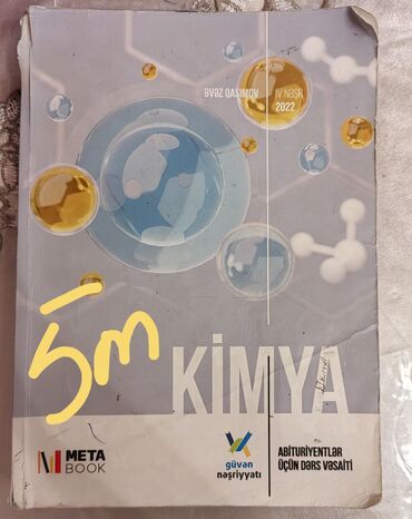 Kimya güvən qayda kitabı. 13 manatdı satılır 5 manat