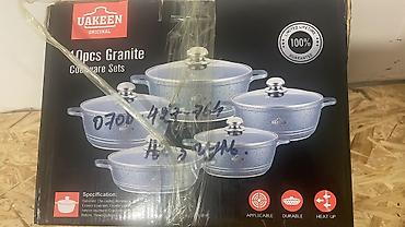набор uakeen отзывы: Набор посуды UAKEEN Original, серия Granite — 10 предметов — 1