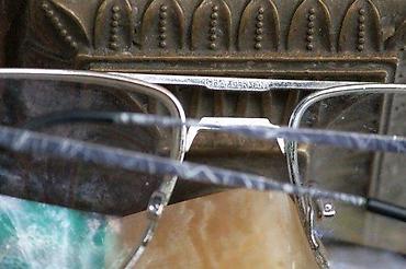 Naočare: CHAI Vintage ram za naočare Aviator Oldschool. Made in Germani! 100% — 9