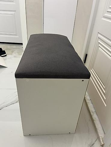Dolablar: Ayaqqabı oturacağı və dolabı – oturacaqlı komod - Rənglər: ağ korpus — 2