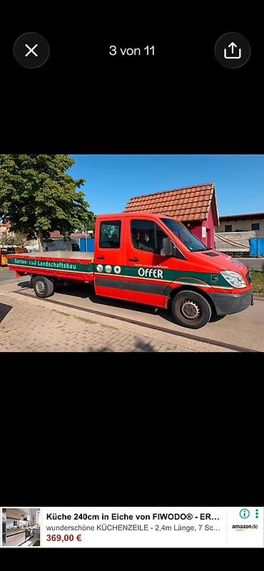 спринтер дубль кабино: Растаможен не оформлен Mercedes-Benz Sprinter бортовой грузовик с — 1