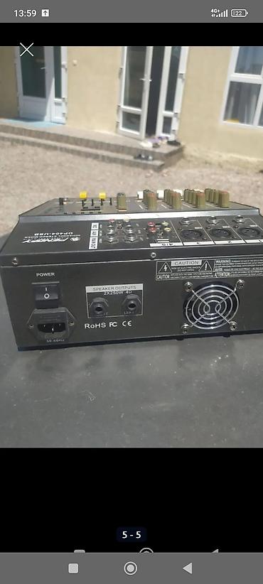 микшерные пульты: Микшерный пульт с усилителем Penofy DP404‑USB + акустическая система — 3