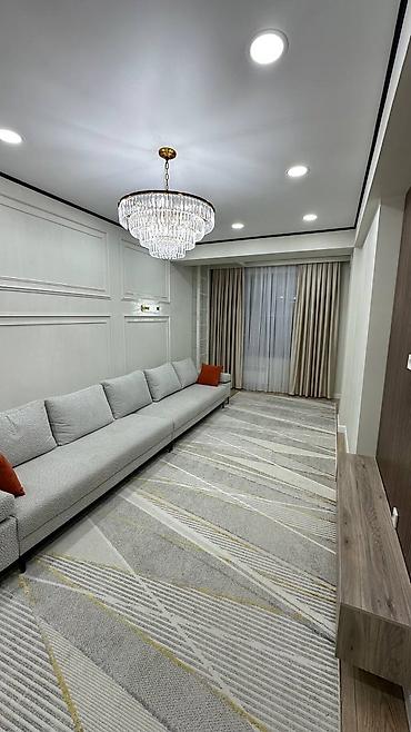 flat osh: 2 комнаты, 59 м², Асанбай мкр Элитка, 11 этаж, Свежий ремонт — 2