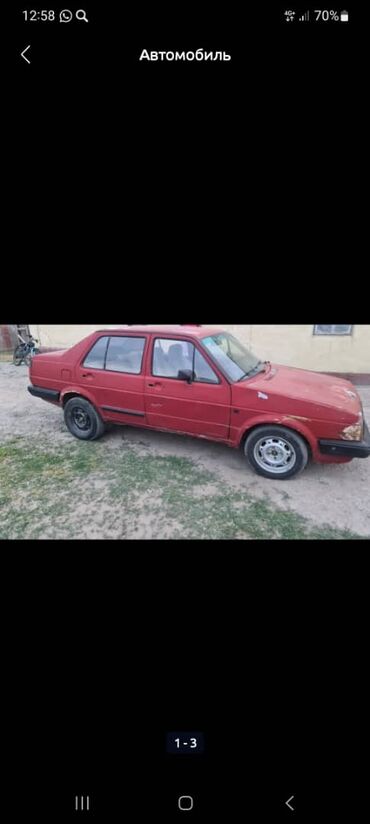 step машина: Volkswagen Jetta: 1986 г., Механика, Бензин, Седан