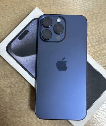 samsung s8 цена в бишкеке бу: IPhone 15 Pro Max, Blue Titanium, Коробка