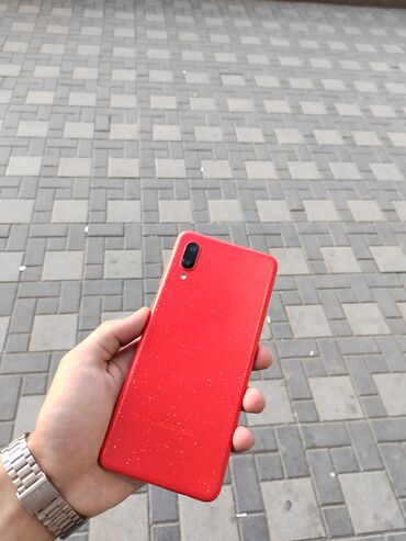 samsung e620: Samsung A02, 32 GB, rəng - Qırmızı, Düyməli