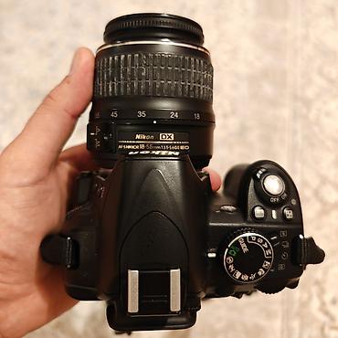 Fotokameralar: Nikon D3100 fotoaparatı yaxşı vəziyyətdədir. Çantası, kartı və digər — 3