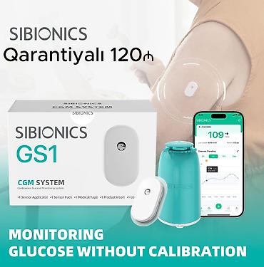biostat plus tablet: SIBIONICS GS1 Qarantiyalı Bu sistem bədənə yapışdırılan sensor — 1