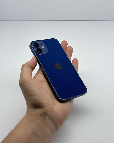 Apple iPhone: IPhone 12 mini, 128 GB, Mavi, Zəmanət, Simsiz şarj, Face ID