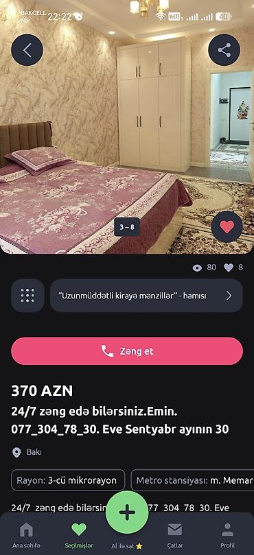 Otaqların uzunmüddətli kirayəsi: Bu şərəfsizin paylaşdığı elanlara qəti şəkildə inanmayın yalandan beh — 3