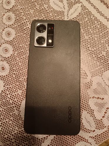 telefonlar satisi: Oppo Reno7, 128 ГБ, цвет - Черный, Сенсорный, Отпечаток пальца, Две SIM карты