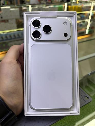 iphone d: IPhone 17 Pro Max, Б/у, 512 ГБ, Белый, Коробка, 100 % — 1