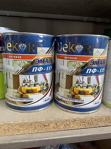 Эмаль матовая Dekor ПФ-115 - Тип: алкидная эмаль ПФ-115 -