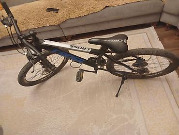 kross velosipēdi: CROSS dağ velosipedi - Çərçivə: yüngül alaşımlı, qara-gümüş rəngdə — 2