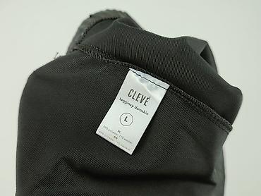 calvin klein: Cleve, Legginsy Ze skóry ekologicznej damskie, rozmiar L — 4