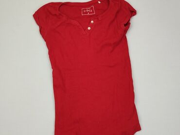 czerwona bluzki dla chłopca: T-shirt, SinSay, M, stan - Dobry
