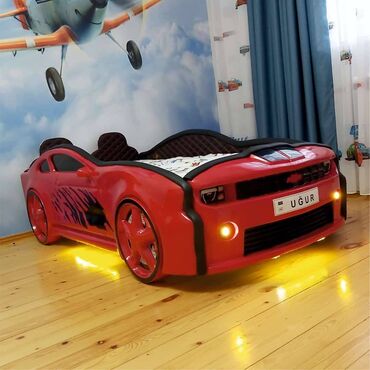 Uşaq üçün maşın çarpayıları: Yeni, Hazır, Maşın-çarpayı, Matras ilə, Siyirməsiz — 2