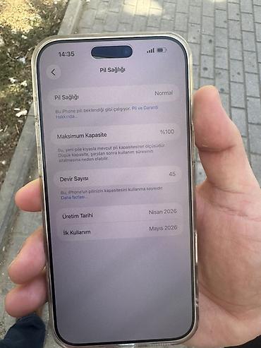 17 pro max 2 ci el: IPhone 17 Pro Max, 256 GB, Gümüşü, Face ID — 3