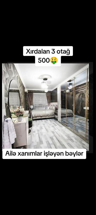 Долгосрочная аренда квартир: İrşadin yaxınlığı.Mərtəbə 3.Tam təmirli əşyali evdir. Makler haqqı — 10