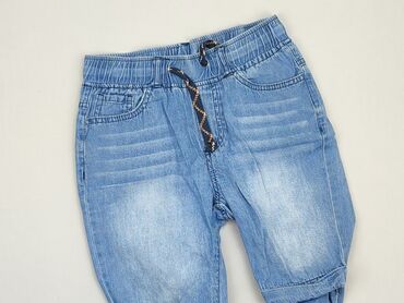 szerokie spodnie 7 8: 3/4 Children's pants Coccodrillo, 8 years, condition - Fair