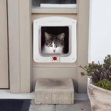 Oprema za kućne ljubimce: Mačja vrata sa 4-smernom bravom (model M) - Funkcija zaključavanja u — 8