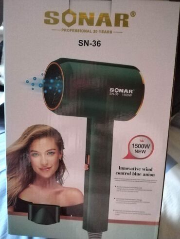 Prese za kosu: Cena 2350 din Dostupne boje zelena i bela Sonar fen za kosu SN 36 na lalafo.rs — 1 Prese za kosu: Cena 2350 din Dostupne boje zelena i bela Sonar fen za kosu SN 36 — 1